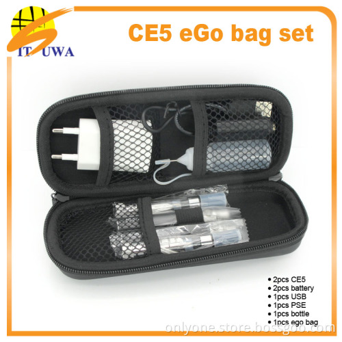 Electronic Cigarette EGO CE5 Kit with CE5 Cartomizer 600mAh, 950mAh and 1100mAh Battery Gift Package